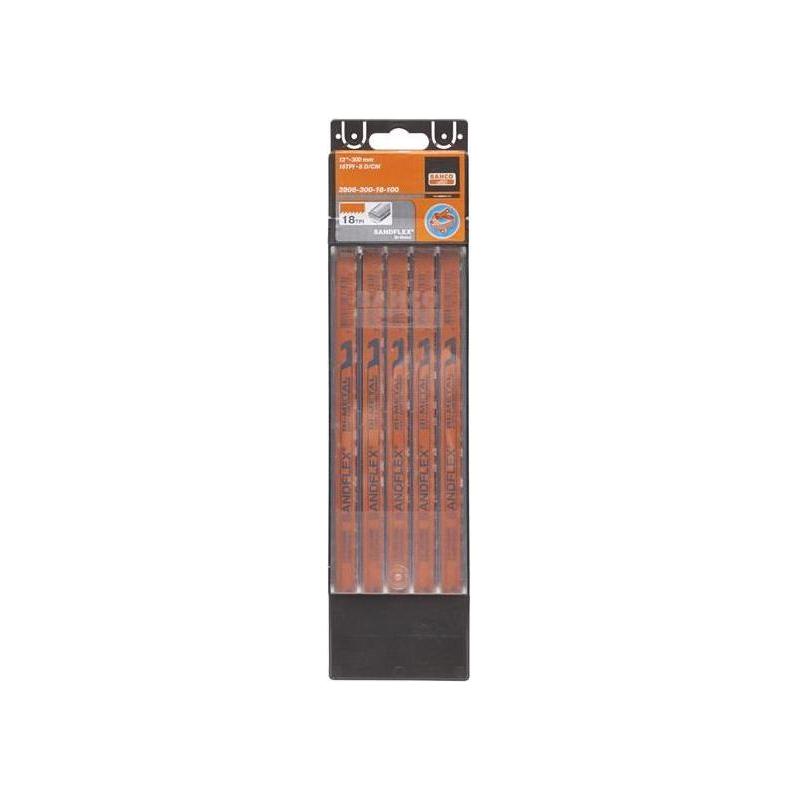 Bahco 3906 Sandflex Hacksaw Blades 300mm (12in) x 14 TPI Pack 100 Bahco - RockBottom Northampton