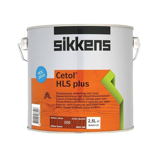 Sikkens Cetol HLS Plus Translucent Woodstain Dark Oak 2.5 litre Sikkens - RockBottom Nothampton