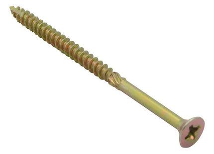 Forgefix Spectre™ PZ Compatible Wood Screw CSK ZYP 6.0 x 100mm Box 100 ForgeFix - RockBottom Northampton