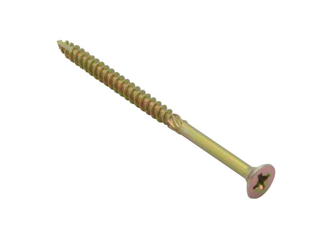 Forgefix Spectre™ PZ Compatible Wood Screw CSK ZYP 6.0 x 100mm Box 100 ForgeFix - RockBottom Northampton
