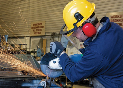 Draper Safety Helmet with Ear Muffs and Visor 69933 Draper - Town Tools 