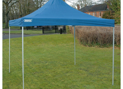 Draper Folding Gazebo, 3 x 3m, Blue 76942 Draper - Town Tools 