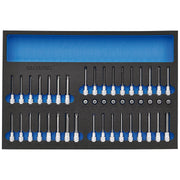 Bunker Resi-Torx, Hexagon, Multi-Tooth/Spline, Ribe Socket Set, 3/8" Sq. Dr. in EVA Foam Inlay Draper - Town Tools