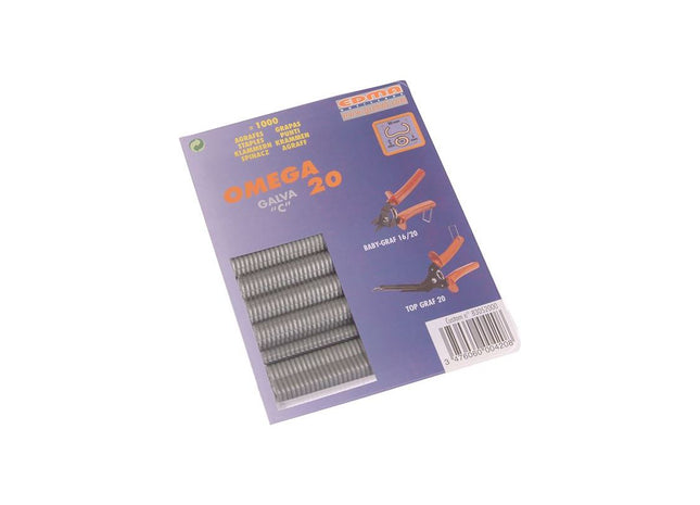 Edma Galvanised Steel Hog Ring Omega 20 (1000) Edma - RockBottom Northamptin