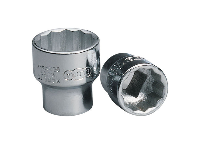 Draper Elora Bi-Hexagon Socket, 3/8" Sq. Dr., 15mm 25911 Draper - Town Tools 