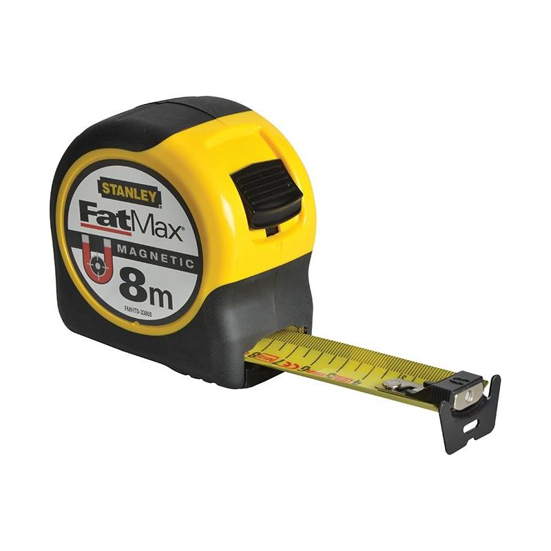 Stanley® Hand Tools FatMax® Magnetic BladeArmor® Tape 8m (Width 32mm) (Metric only) STANLEY® Hand Tools - RockBottom Nothampton
