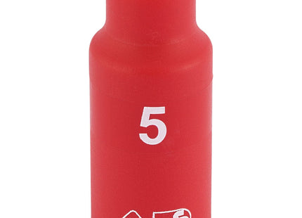 Draper Fully Insulated VDE Socket, 1/4" Sq. Dr., 5mm 31164 Draper - Town Tools 