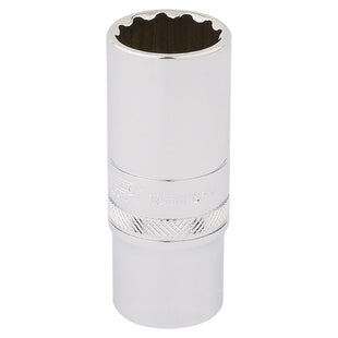 Draper HI-TORQ 12 Point Deep Socket, 3/8" Sq. Dr., 19mm 33036 Draper - Town Tools 