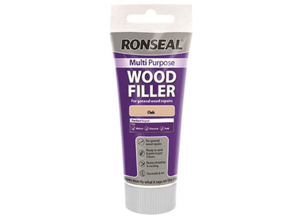 Ronseal Multipurpose Wood Filler Tube Oak 325g Ronseal - RockBottom Nothampton