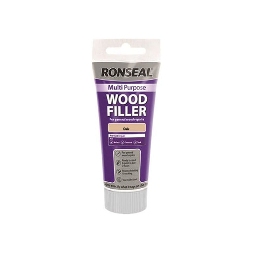 Ronseal Multipurpose Wood Filler Tube Oak 325g Ronseal - RockBottom Nothampton