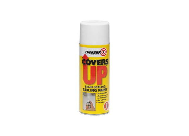 Zinsser CoversUp™ Aerosol White 400ml Zinsser - RockBottom Northampton