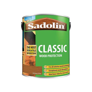 Sadolin Classic Wood Protection Antique Pine 5 litre Sadolin - RockBottom Nothampton