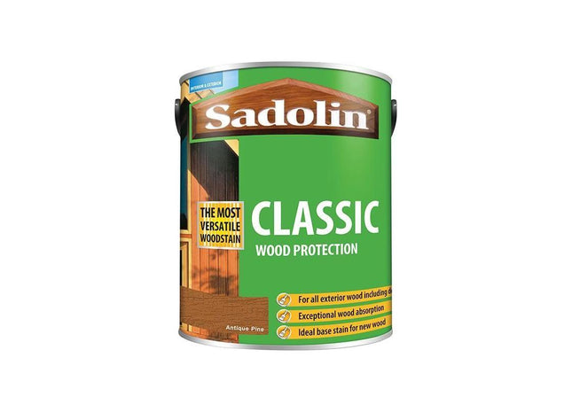 Sadolin Classic Wood Protection Antique Pine 5 litre Sadolin - RockBottom Nothampton