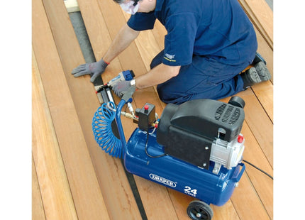 Draper Air Compressor, 24L, 1.5kW 24980 Draper - Town Tools 