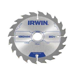 Irwin® Construction Circular Saw Blade 130 x 20mm x 20T ATB IRWIN® - RockBottom Northampton