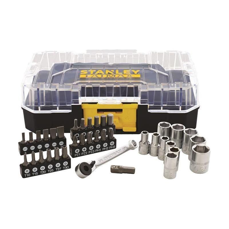 Stanley® Hand Tools FatMax® PRO-STACK™ 1/4in Socket & Bit Set, 37 Piece STANLEY® Hand Tools - RockBottom Nothampton