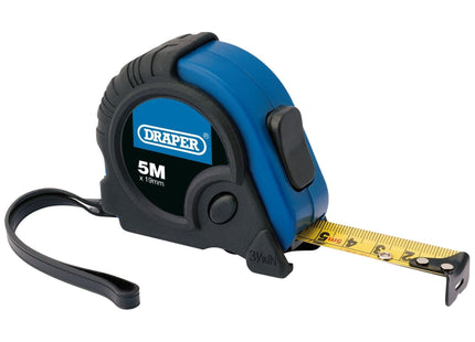 Draper Soft Grip Measuring Tape, 5m/16ft x 19mm 82818 Draper - Town Tools 