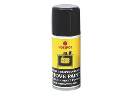 Hotspot Spray Stove Paint Matt Black 450ml Hotspot - RockBottom Northampton