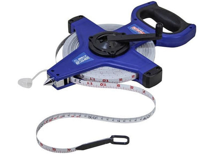 Faithfull Fast Rewind Open Long Tape 50m/165ft (Width 13mm) Faithfull - RockBottom Northampton