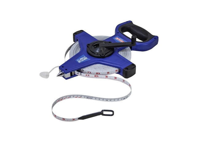 Faithfull Fast Rewind Open Long Tape 50m/165ft (Width 13mm) Faithfull - RockBottom Northampton