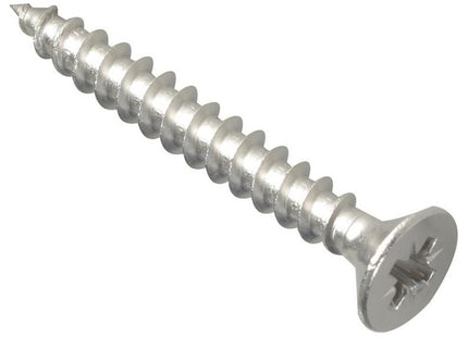 Forgefix Multi-Purpose Pozi Compatible Screw CSK ST S/Steel 5.0 x 40mm Box 200 ForgeFix - RockBottom Northampton