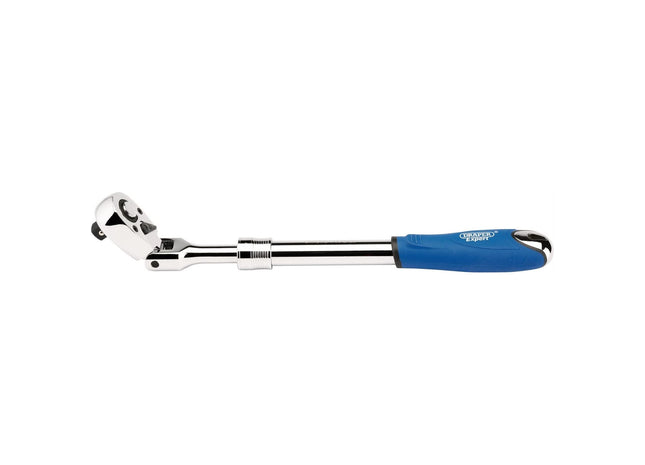 Draper Flexible Head Extending Reversible Ratchet, 1/2" Sq. Dr., 72 Tooth 26817 Draper - Town Tools 