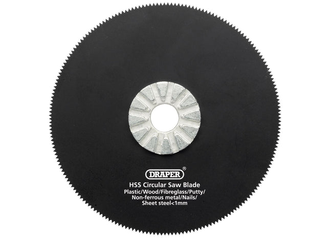 Draper HSS Circular Saw Blade, 88mm Diameter, 18tpi 26074 Draper - Town Tools 