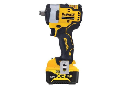 Dewalt Power Tools DCF901P1 XR Brushless 1/2in Impact Wrench 12V 1 x 5.0Ah Li-ion DeWALT Power Tools - RockBottom Northampton