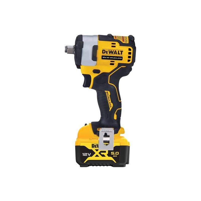 Dewalt Power Tools DCF901P1 XR Brushless 1/2in Impact Wrench 12V 1 x 5.0Ah Li-ion DeWALT Power Tools - RockBottom Northampton