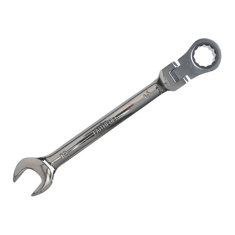Faithfull Ratchet Combination Spanner Flex Head CV 20mm Faithfull - RockBottom Northampton