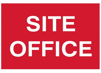 Scan Site Office - PVC Sign 600 x 400mm Scan - RockBottom Nothampton