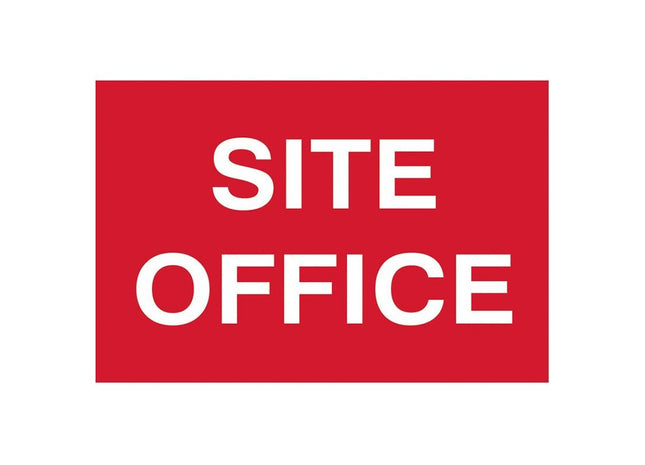 Scan Site Office - PVC Sign 600 x 400mm Scan - RockBottom Nothampton