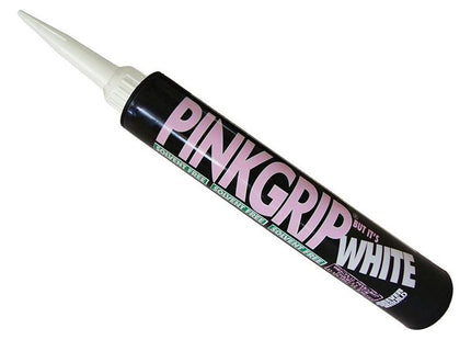 Everbuild Sika Pinkgrip Solvent-Free White 380ml Everbuild Sika - RockBottom Northamptin