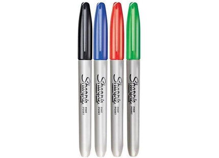 Sharpie® Fine Tip Permanent Marker Assorted (Pack 4) Sharpie® - RockBottom Nothampton