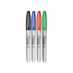 Sharpie® Fine Tip Permanent Marker Assorted (Pack 4) Sharpie® - RockBottom Nothampton