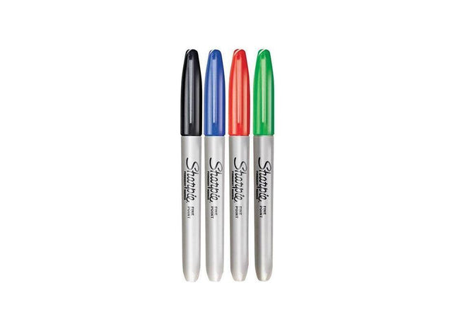 Sharpie® Fine Tip Permanent Marker Assorted (Pack 4) Sharpie® - RockBottom Nothampton