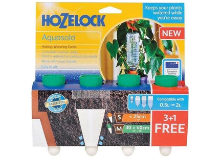 Hozelock 2717 Green Aquasolo Watering Cone for Medium 16in Pots (Pack 4) Hozelock - RockBottom Northampton