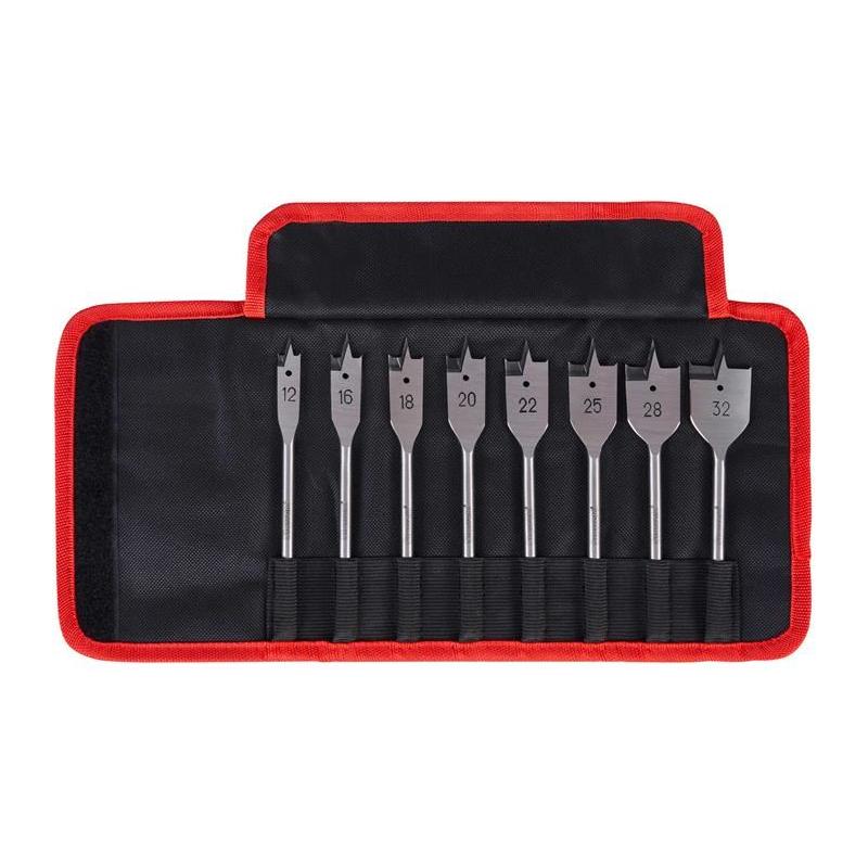 Starrett Flat Wood Drill Bit Set, 8 Piece Starrett - RockBottom Nothampton