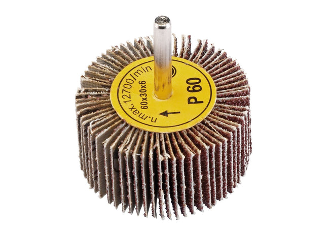 Draper Abrasive Flap Wheel, 60 x 30mm, 60 Grit 76465 Draper - Town Tools 