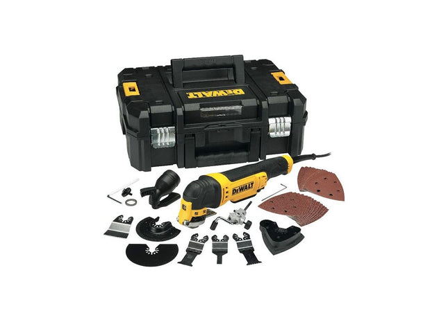 Dewalt Power Tools DWE315KT Multi-Tool Quick Change Kit & TSTAK 300W 240V DeWALT Power Tools - RockBottom Northampton