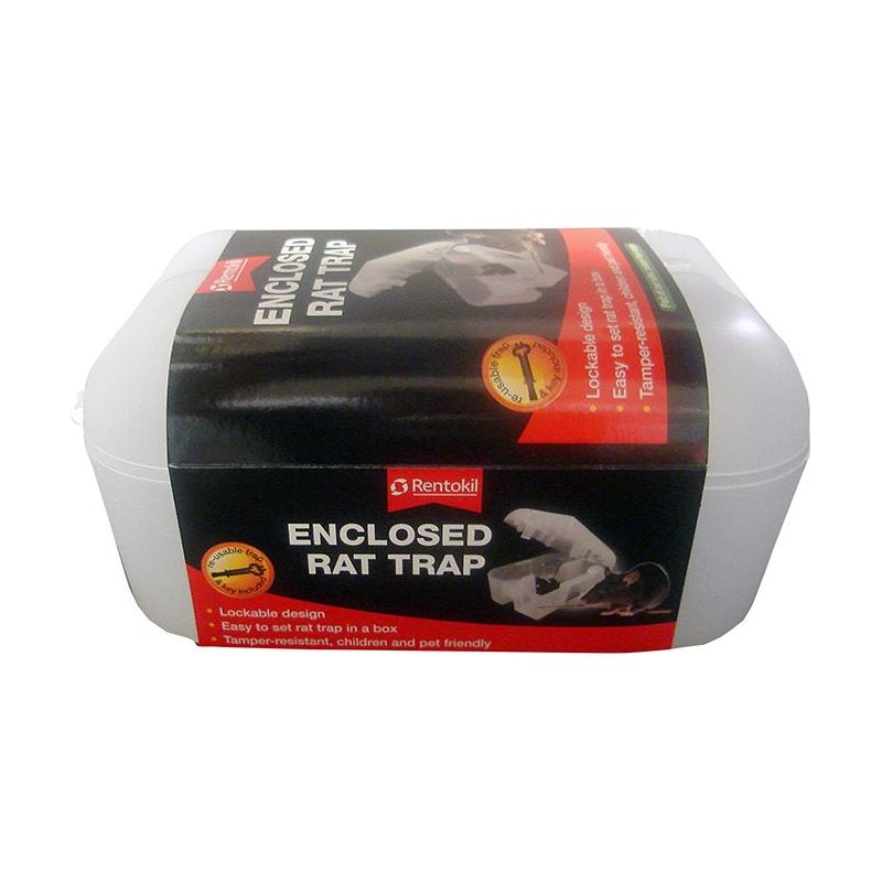 Rentokil Enclosed Rat Trap Lockable Box Rentokil - RockBottom Nothampton