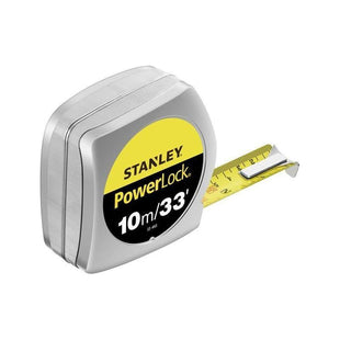 Stanley® Hand Tools PowerLock® Classic Pocket Tape 10m/33ft (Width 25mm) STANLEY® Hand Tools - RockBottom Nothampton