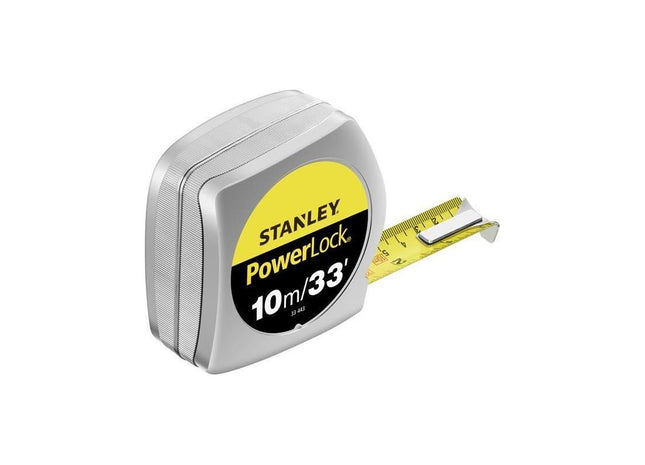 Stanley® Hand Tools PowerLock® Classic Pocket Tape 10m/33ft (Width 25mm) STANLEY® Hand Tools - RockBottom Nothampton