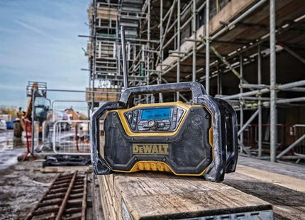 Dewalt Power Tools DCR029 Compact Bluetooth® Radio 240V & Li-ion Bare Unit DeWALT Power Tools - RockBottom Northampton