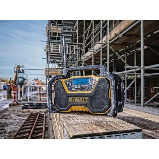 Dewalt Power Tools DCR029 Compact Bluetooth® Radio 240V & Li-ion Bare Unit DeWALT Power Tools - RockBottom Northampton