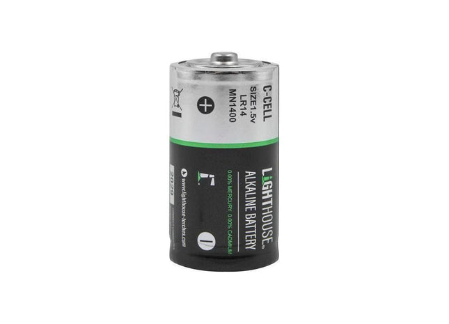 Lighthouse C LR14 Alkaline Batteries 6200 mAh (Pack 2) Lighthouse - RockBottom Northampton