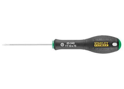 Stanley® Hand Tools FatMax® Screwdriver Tamper-proof TORX Tip TTX10 x 75mm STANLEY® Hand Tools - RockBottom Nothampton