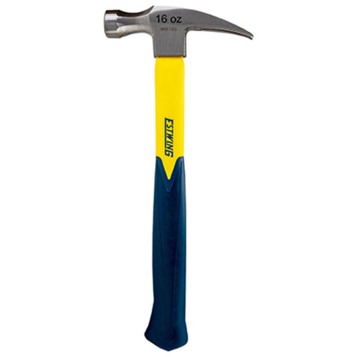 Estwing EMRF16S Sure Strike Straight Claw Hammer with Fibreglass Handle, 16oz/453g Draper - Town Tools