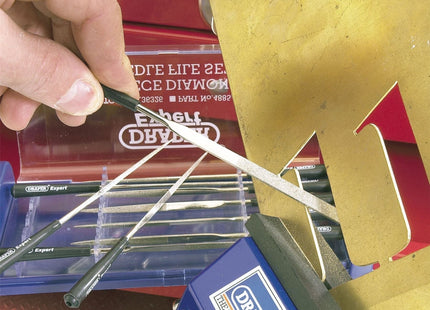 Draper Diamond Needle File Set, 140mm (10 Piece) 36326 Draper - Town Tools 