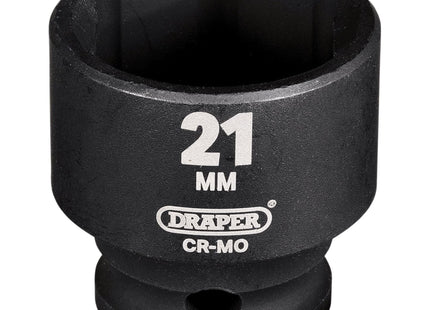Draper Draper HI-TORQ Metric Impact Socket, 3/8" Sq. Dr., 21mm Draper - Town Tools